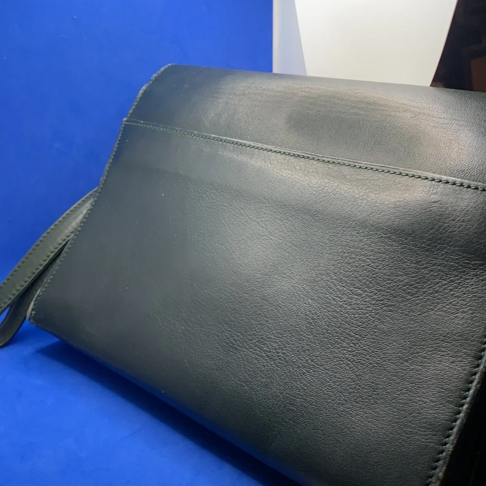 Vintage Bally Leather Green‎ Briefcase/Attaché